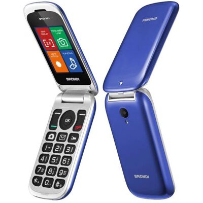 Telefono a funzioni doppie SIM Brondi Stone+ - Cellulare Base Telefono a funzioni doppie SIM Brondi Stone+ - Cellulare Base
