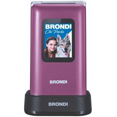 Brondi Mobiltelefon Amico Prezioso 2.8 - Violett Brondi Mobiltelefon Amico Prezioso 2.8 - Violett