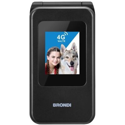 Brondi 10281080 Τηλέφωνο με Dual SIM 4G - Μαύρο, Μεταλλικό Brondi 10281080 Τηλέφωνο με Dual SIM 4G - Μαύρο, Μεταλλικό