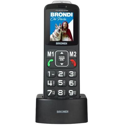 Brondi Amico Flash - 2" LCD-Display - Quad-Band - Einstiegstelefon Brondi Amico Flash - 2" LCD-Display - Quad-Band - Einstiegstelefon
