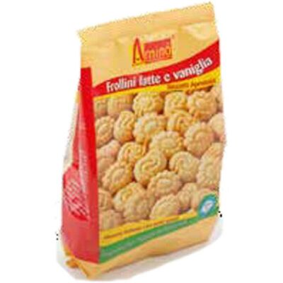Nove Alpi Amino' Frollini Latte Vaniglia - Biscotti Nove Alpi Amino' Frollini Latte Vaniglia - Biscotti
