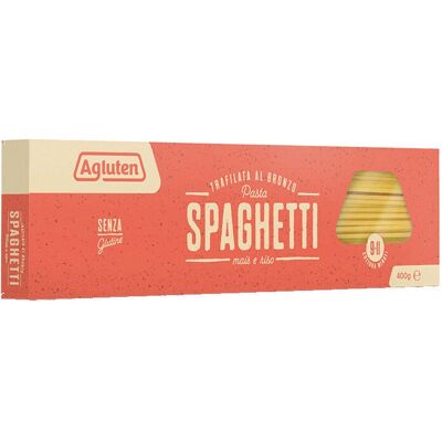 Nove Alpi Srl Agluten Spaghetti - Pasta senza glutine - 400g Nove Alpi Srl Agluten Spaghetti - Pasta senza glutine - 400g