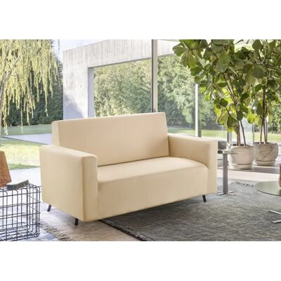 BIANCHERIAWEB Copridivano 2 Posti Panna Elasticizzato BIANCHERIAWEB Copridivano 2 Posti Panna Elasticizzato