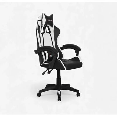 Unknown - Standard - Sedia da gioco ergonomica - Bianco/Nero - Chair Unknown - Standard - Sedia da gioco ergonomica - Bianco/Nero - Chair