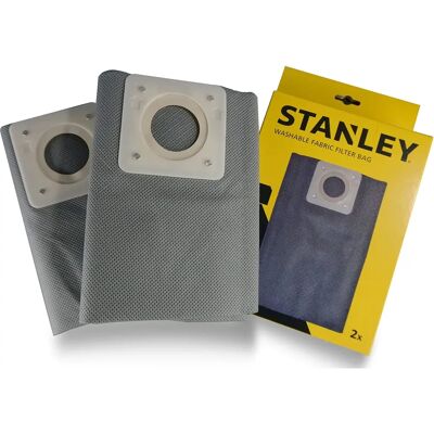 Stanley - Bolsas de tela reutilizables 30 l para aspiradoras secas y húmedas Stanley - Bolsas de tela reutilizables 30 l para aspiradoras secas y húmedas