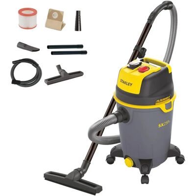 Stanley SXVC25PTDE - Aspirador húmedo y seco Stanley SXVC25PTDE - Aspirador húmedo y seco