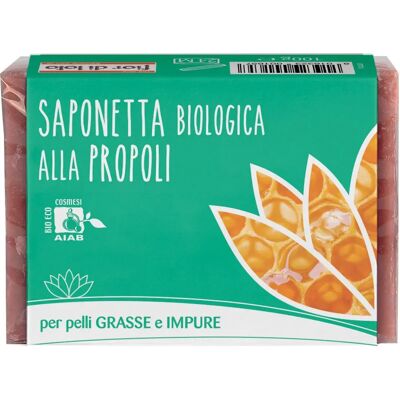 Saponetta al Propoli Fior di Loto - Pelle Grassa Saponetta al Propoli Fior di Loto - Pelle Grassa