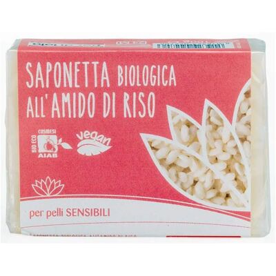 Sapone di amido di riso Fior di Loto - Cura pelle sensibile Sapone di amido di riso Fior di Loto - Cura pelle sensibile