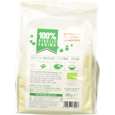 Fior Di Loto Farina di Piselli Bio - 400g - Farina Fior Di Loto Farina di Piselli Bio - 400g - Farina