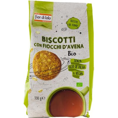 Biscotti di Avena Biologici Probios - Integrali, Vegani, 350g Biscotti di Avena Biologici Probios - Integrali, Vegani, 350g