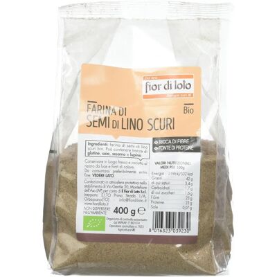 Fior Di Loto Farina di Semi di Lino Scuri - Farina Fior Di Loto Farina di Semi di Lino Scuri - Farina