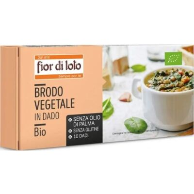 Probios Srl Fior Di Loto Brodo Vegetale Biologico - 10 Cubetti Probios Srl Fior Di Loto Brodo Vegetale Biologico - 10 Cubetti