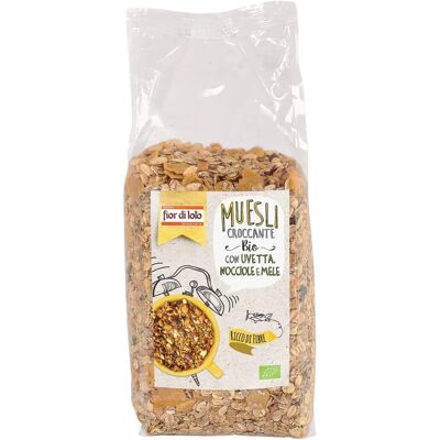 Amicafarmacia Fior Di Loto Muesli Croccante con Uvetta Nocciole Mele - Muesli Amicafarmacia Fior Di Loto Muesli Croccante con Uvetta Nocciole Mele - Muesli