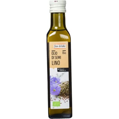 Biotobio Srl Fior Di Loto Olio di Semi di Lino Biologico - 250ml Biotobio Srl Fior Di Loto Olio di Semi di Lino Biologico - 250ml