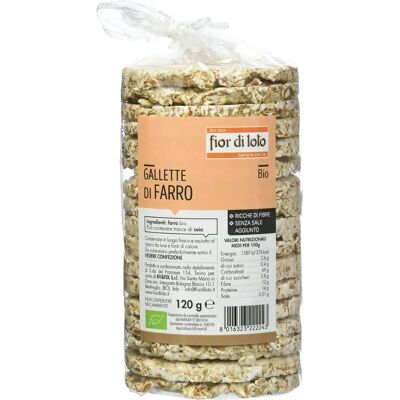 Biotobio Fior Di Loto Gallette di Farro Biologiche - Galletta Biotobio Fior Di Loto Gallette di Farro Biologiche - Galletta