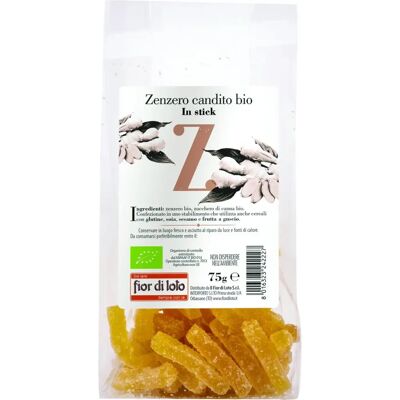 Biobio Fior di Loto Zenzero Candito - Zenzero Candito Biologico Biobio Fior di Loto Zenzero Candito - Zenzero Candito Biologico