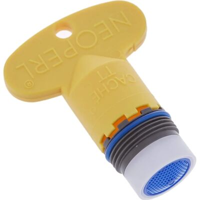 Neoperl Kraanaerator M16.5x1 - Waterbesparing, Interne Cache' & Sleutel Neoperl Kraanaerator M16.5x1 - Waterbesparing, Interne Cache' & Sleutel
