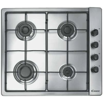 Candy CLG64SPX - Noir, Acier inoxydable - Plaque de cuisson au gaz Candy CLG64SPX - Noir, Acier inoxydable - Plaque de cuisson au gaz