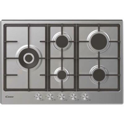 Candy CHG7WLWPX - Acciaio inossidabile - Piano cottura a gas Candy CHG7WLWPX - Acciaio inossidabile - Piano cottura a gas