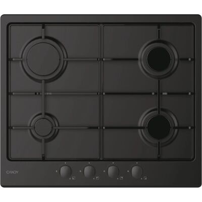 Candy Smart - CHW6BRBB - Noir - Plaque de cuisson à gaz Candy Smart - CHW6BRBB - Noir - Plaque de cuisson à gaz