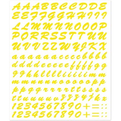 4R Quattroerre.it 1235 Letter Stickers Kit - Geel - Letter Stickers Kit 4R Quattroerre.it 1235 Letter Stickers Kit - Geel - Letter Stickers Kit