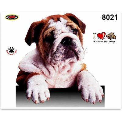 Generic - Hundvalp Bulldog - 14x16 cm - Sticker Generic - Hundvalp Bulldog - 14x16 cm - Sticker