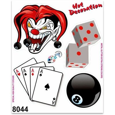 Adesivo de Dados Joker - 14 x 16 cm - Sticker Adesivo de Dados Joker - 14 x 16 cm - Sticker