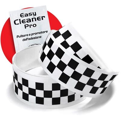 Marque Inconnue Checks Trim Stripe - Bande adhésive pour moto, voiture, casque Marque Inconnue Checks Trim Stripe - Bande adhésive pour moto, voiture, casque