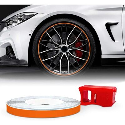 4R Quattroerre.it Model 10354 Oranje Velgdecoratiestrepen 4R Quattroerre.it Model 10354 Oranje Velgdecoratiestrepen