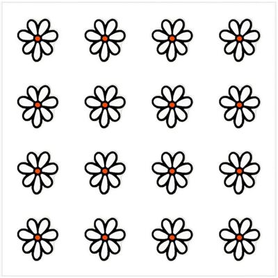 Varumärke Modell - Levande färger - 16 st - 10x10 mm - Självhäftande klistermärken Varumärke Modell - Levande färger - 16 st - 10x10 mm - Självhäftande klistermärken