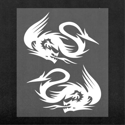 4R Quattroerre.it 15857 Voorgeknipte drakensticker - Decal 4R Quattroerre.it 15857 Voorgeknipte drakensticker - Decal