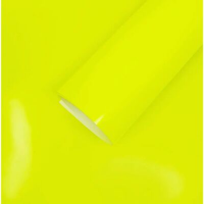4R Quattroerre.it Sárga fluoreszkáló autó fólia - 50 x 70 cm 4R Quattroerre.it Sárga fluoreszkáló autó fólia - 50 x 70 cm