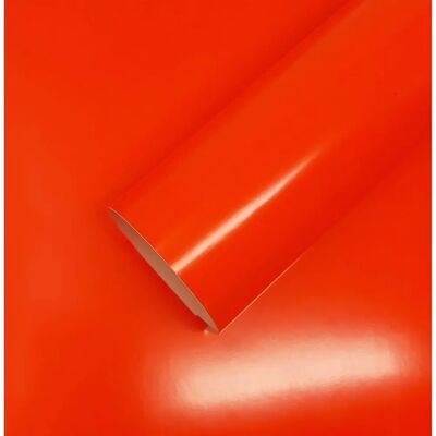 Merk Model - Zelfklevende Stickersfolie Neon Rood - 50 x 70 cm Merk Model - Zelfklevende Stickersfolie Neon Rood - 50 x 70 cm