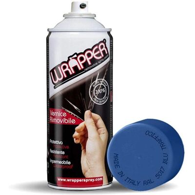 Quattroerre RAL Bleu Trafic Peinture en Spray Amovible - Spray Paint - Publicité Quattroerre RAL Bleu Trafic Peinture en Spray Amovible - Spray Paint - Publicité
