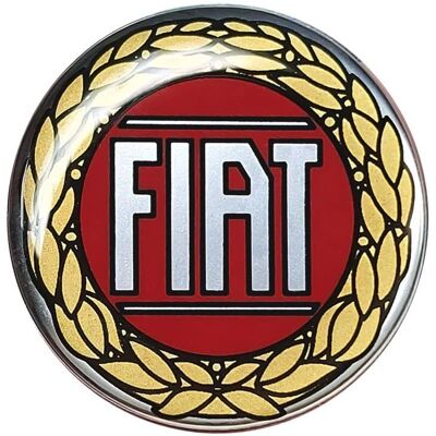 Fiat - 3D Official Fiat Logo - Röd - 58mm - Sticker Fiat - 3D Official Fiat Logo - Röd - 58mm - Sticker