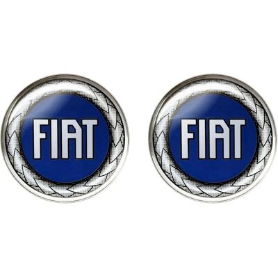 Fiat - 3D Logo - Blu - 12mm - Adesivo auto Fiat - 3D Logo - Blu - 12mm - Adesivo auto