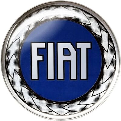 Adesivo 3D logo Fiat - 48mm - Ufficiale Adesivo 3D logo Fiat - 48mm - Ufficiale
