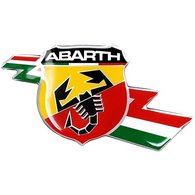 Stickers Abarth 21530 - 3D Auto-adhésifs, OEM-certifiés, Holographiques - Plaque - Publicité Stickers Abarth 21530 - 3D Auto-adhésifs, OEM-certifiés, Holographiques - Plaque - Publicité