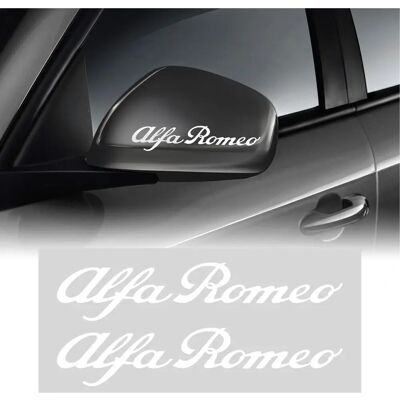 Alfa Romeo - Decal - White - 10 cm - Sticker Alfa Romeo - Decal - White - 10 cm - Sticker