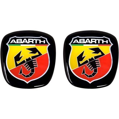 Abarth - Fiat 500 - 3D Official - Avant - Decal - Publicité Abarth - Fiat 500 - 3D Official - Avant - Decal - Publicité