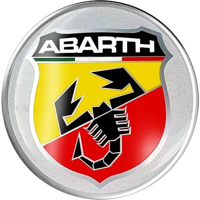 Abarth - Fiat 500 Abarth Shield - 75 mm - Adesivo Abarth - Fiat 500 Abarth Shield - 75 mm - Adesivo