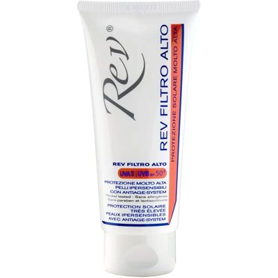 Rev Pharmabio Srl Rev Filtro Alto Crema Solare - Crema Solare SPF 50 Rev Pharmabio Srl Rev Filtro Alto Crema Solare - Crema Solare SPF 50