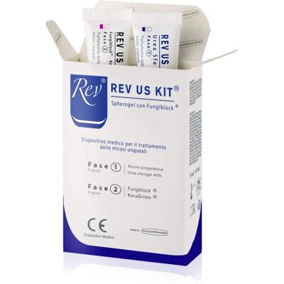 Rev Pharmabio Srl Rev us kit smalto unghie fase 1 15ml + fase 2 15ml - Trattamento fungo unghie Rev Pharmabio Srl Rev us kit smalto unghie fase 1 15ml + fase 2 15ml - Trattamento fungo unghie