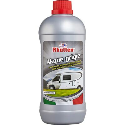 Rhütten 180295 Pulitore Scarichi - Liquido, 1L, per serbatoi acque grigie Rhütten 180295 Pulitore Scarichi - Liquido, 1L, per serbatoi acque grigie