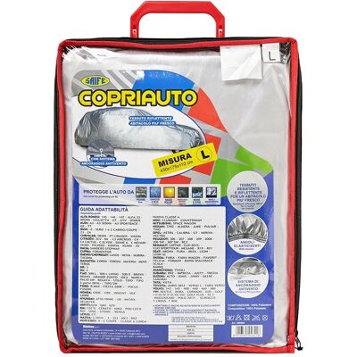 Fodera auto Bricoman - L - Impermeabile Riflettente 450x175x110 cm Fodera auto Bricoman - L - Impermeabile Riflettente 450x175x110 cm