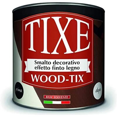 TIXE Legno 500ml Satin Noce Chiaro Vernice Decorativa - Decorare & Proteggere TIXE Legno 500ml Satin Noce Chiaro Vernice Decorativa - Decorare & Proteggere