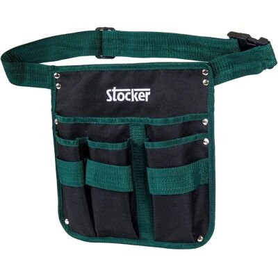 STOCKER Cintura porta attrezzi - Regolabile 73-123cm, 3 tasche 27x26.5cm STOCKER Cintura porta attrezzi - Regolabile 73-123cm, 3 tasche 27x26.5cm