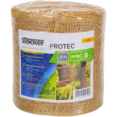 Fascia protettiva per tronco d'albero - Juta biodegradabile 25m x 15cm Fascia protettiva per tronco d'albero - Juta biodegradabile 25m x 15cm