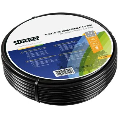 STOCKER - Tubo micro-irrigazione - 4-6mm, 25m STOCKER - Tubo micro-irrigazione - 4-6mm, 25m