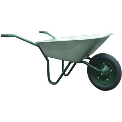 Carriola da giardino e edilizia EAC - Acciaio zincato - 70L Carriola da giardino e edilizia EAC - Acciaio zincato - 70L